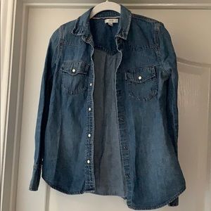 Jcrew denim style shirt
